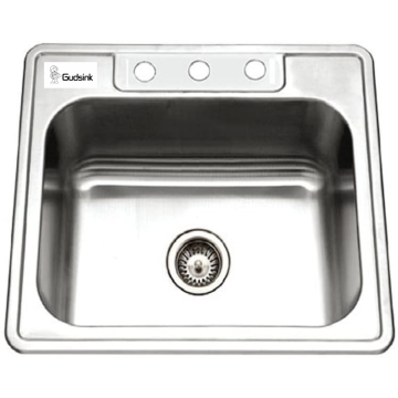 Single Bowl Drop-in Stainless Steel Sink